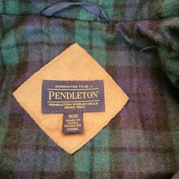 PENDLETON Women's Fuzzy full zip Jacket Size Medium NWT blue - Picture 7 of 8